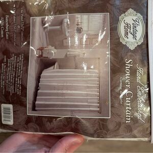 Vintage Brown Shower Curtain